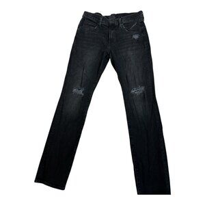 Hudson Men’s Byron Straight Caleb Wash (Black) Size 32x~34 Denim Jeans Preppy